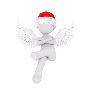 Santa hat 3d model figure
