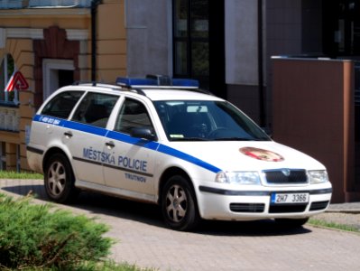 Skoda of the Mestska Police, Trutnov, Czech Republic