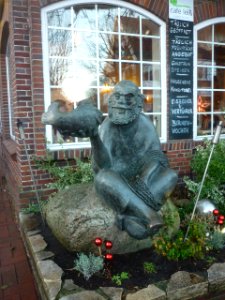 Skulptur Fischer Langeoog