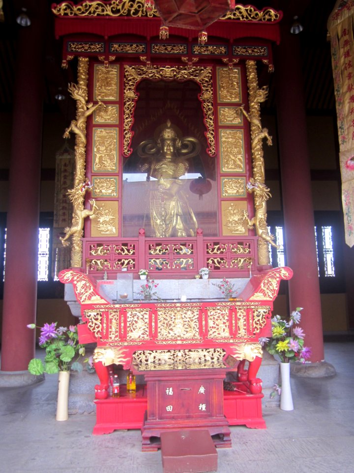 Skanda Bodhisattva in the Hall of Four Heavenly Kings, Xixin Chan Temple
