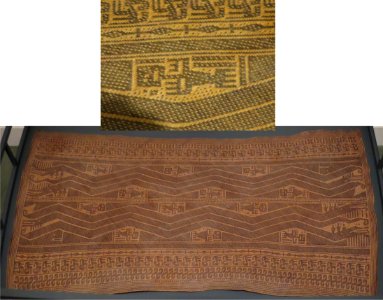 Sleeping mat with snake motif, Borneo, Honolulu Museum of Art 10436.1