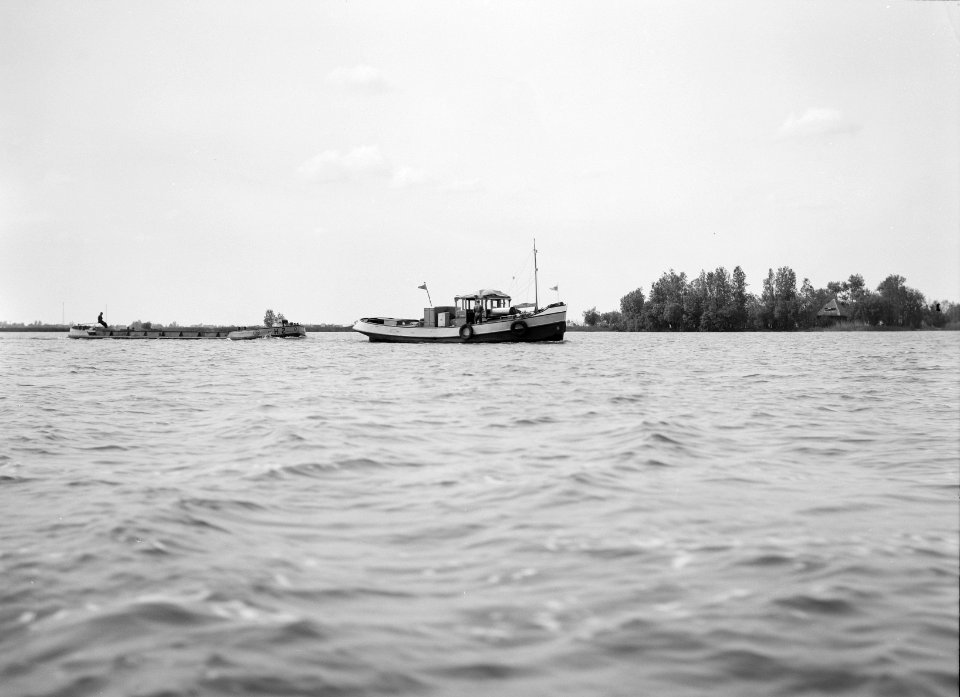 Sleepboten, bakken, zandvervoer, Bestanddeelnr 165-0007