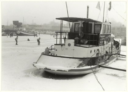 Sleepboot van oud-schipper P. van Wijk, NL-HlmNHA 54016583