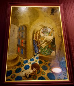 Sleeping Beauty series by Leon Bakst, 3 of 6, 1913 - Waddesdon Manor - Buckinghamshire, England - DSC07740