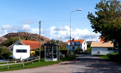 Skalhamn bus stop photo