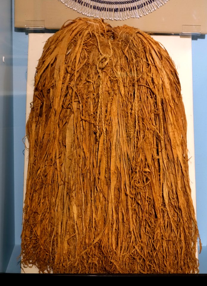 Skirt, Mohave, collected in 1854, strips of bark - Native American collection - Peabody Museum, Harvard University - DSC05894