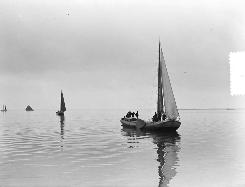 Skutjeszeilen op IJsselmeer. De Lemmer, Bestanddeelnr 904-7212