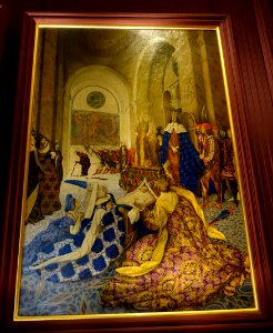 Sleeping Beauty series by Leon Bakst, 2 of 6, 1913 - Waddesdon Manor - Buckinghamshire, England - DSC07739