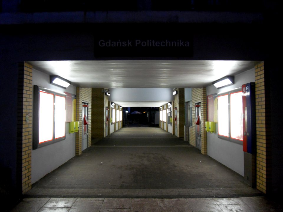 SKM Gdańsk Politechnika tunel