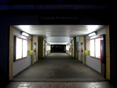 SKM Gdańsk Politechnika tunel photo