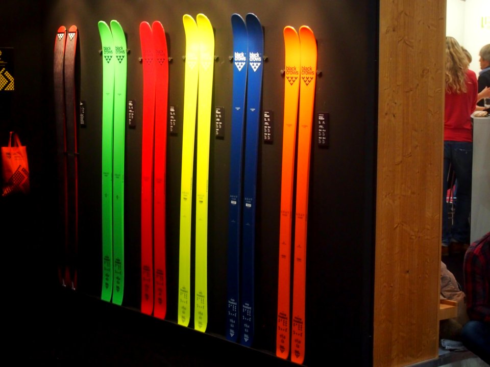 Skis at ISPO Munich 2014