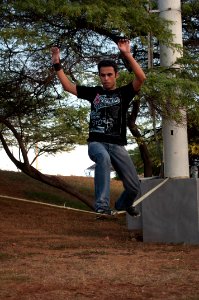 Slacklining en maracaibo