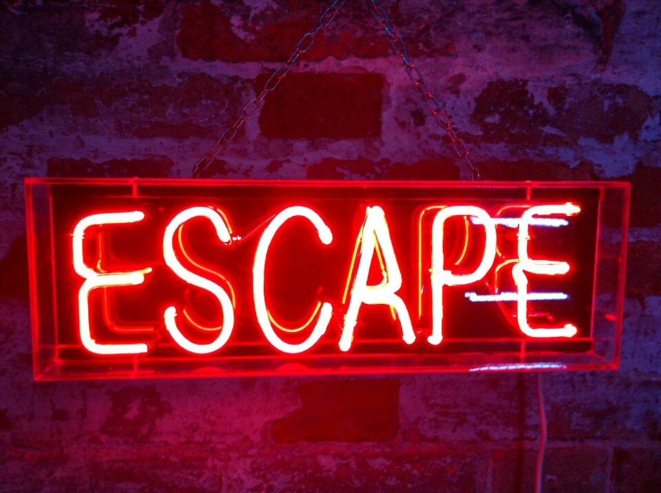 Escape exit departure