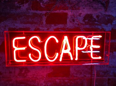 Escape exit departure