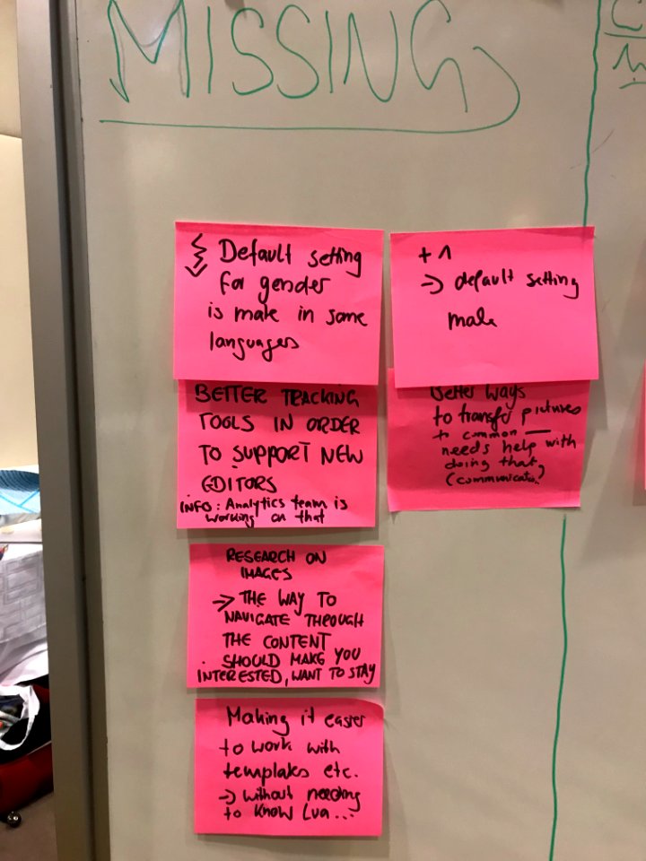 Skill sharing session - Reaching diversity through technology - PostIt 4