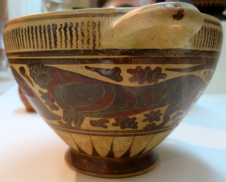Skyphos by Miami Painter, c. 600-575 BCE, Lowe Art Museum II