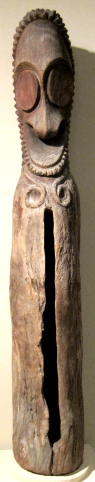 Slit gong (tam-tam; tingeing), Vanuatu North Ambrym, wood, Honolulu Academy of Arts