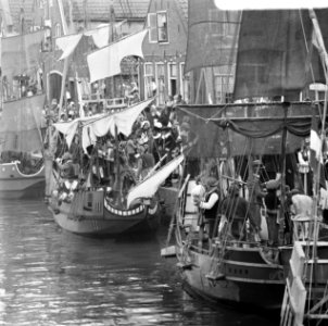 Slag op de Zuiderzee ivm herdenking Slag op Zuiderzee in 1573, een van de sch, Bestanddeelnr 926-5611