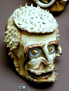 Skull, Lamussong, New Ireland, 1920 - Südseeabteilung - Ethnological Museum, Berlin - DSC01005