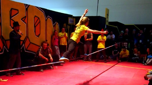 Slacklining, ISPO 2014 Munich (06)