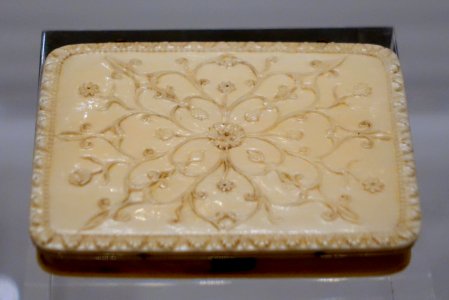 Small box, North India, Mughal style, 17th-18th century, ivory - Ethnological Museum, Berlin - DSC01540