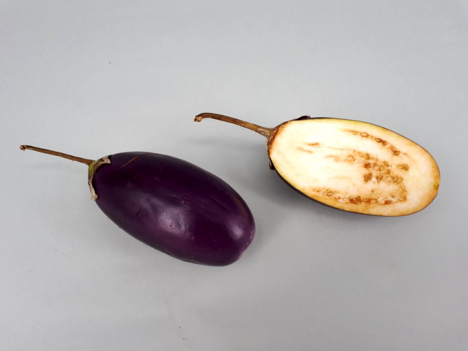 Small eggplant and cross section 2017 A