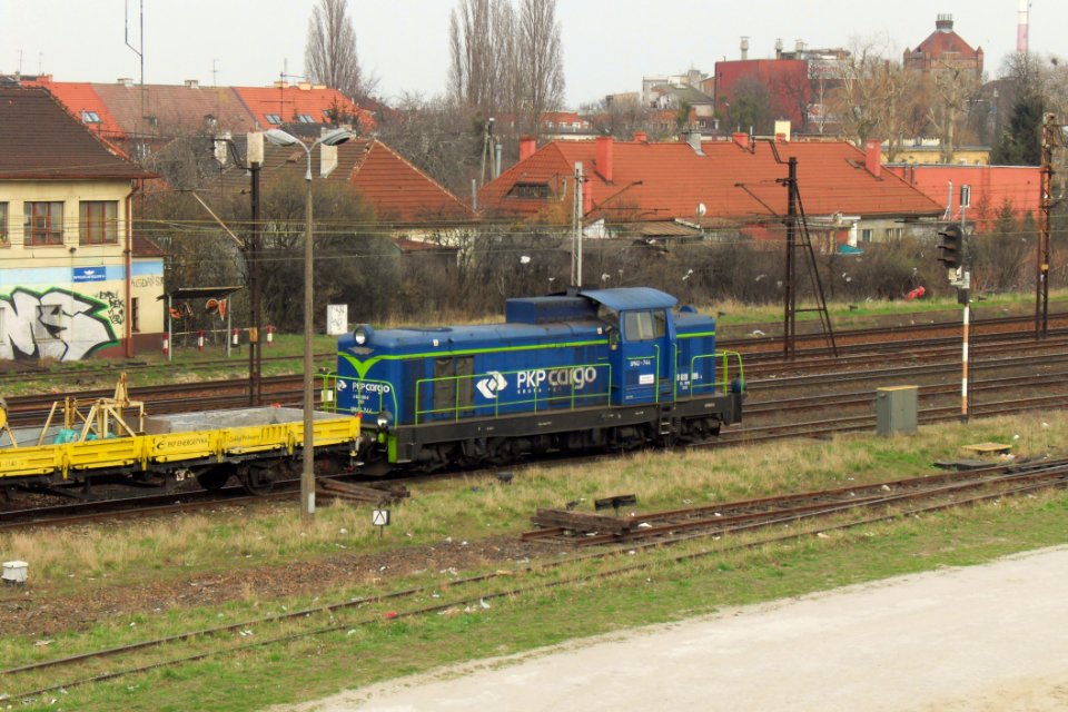 SM42-744 w Gdańsku Wrzeszczu