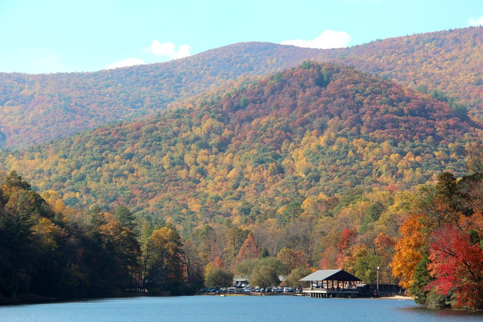 Slaughter Mountain from Vogel State Park, Oct 2016