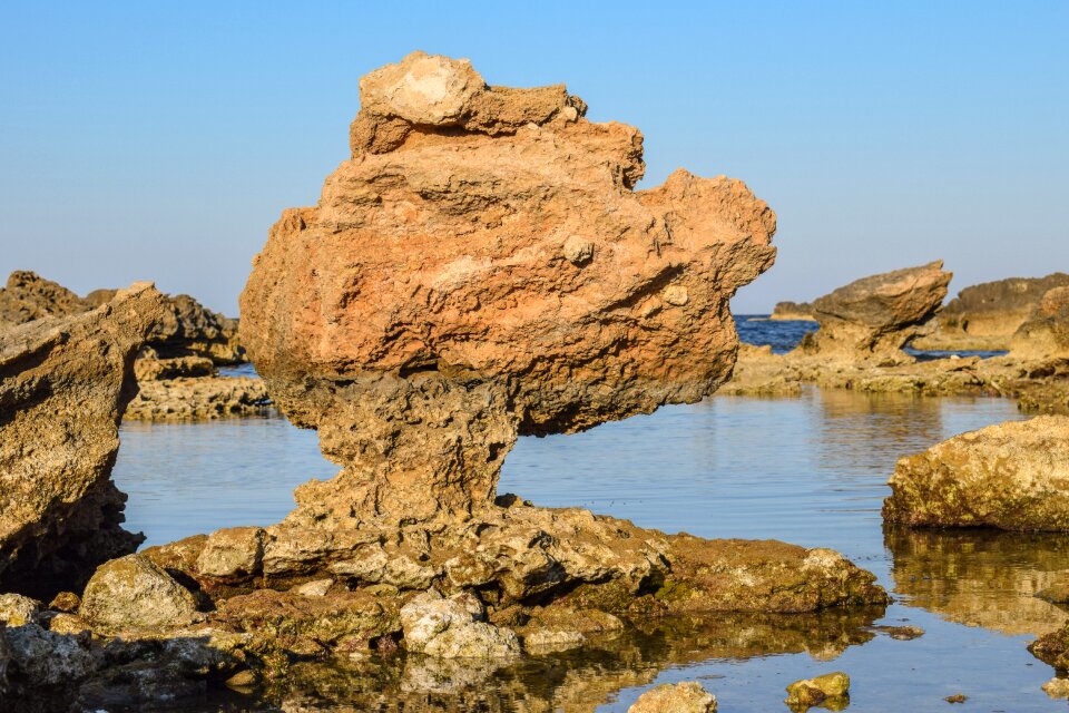 Landscape beach geology