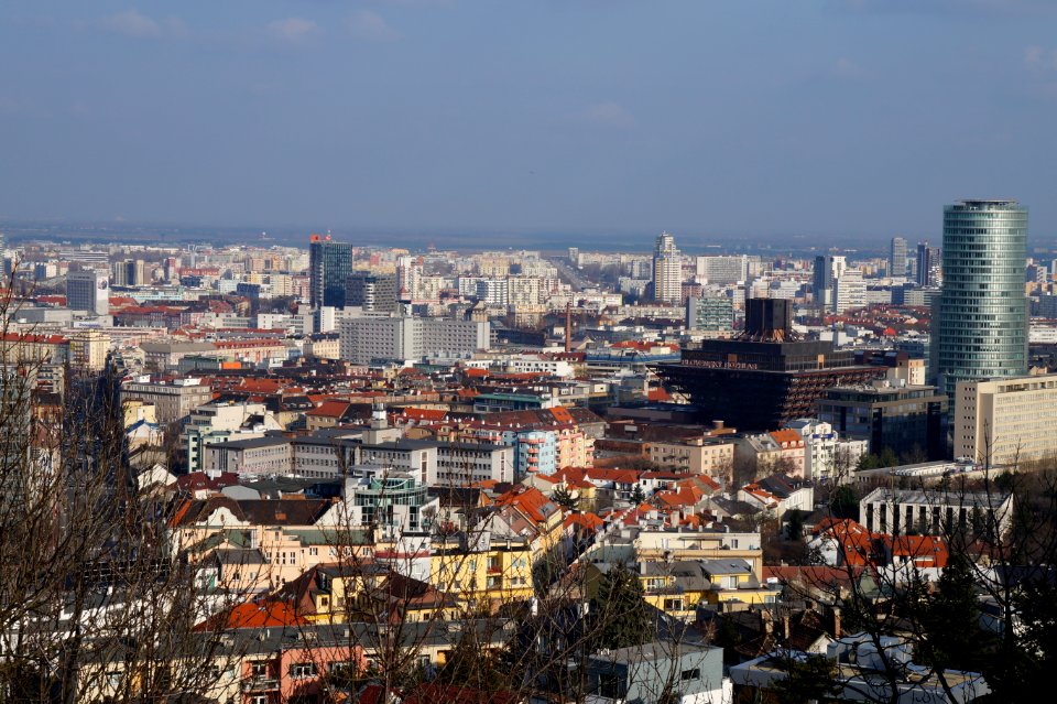 Slovak Radio building and Slovak National Bank building