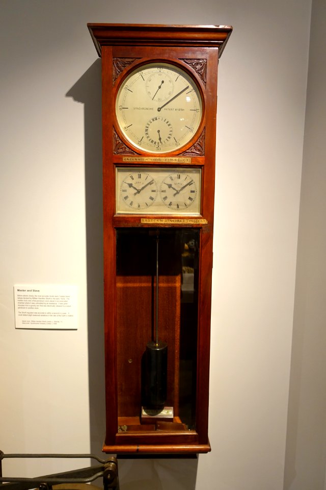 Slave clock by Synchronome Company, London, c. 1929 - Putnam Gallery - Harvard University - DSC08038