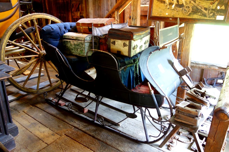 Sleigh - Hadley Farm Museum - DSC07725