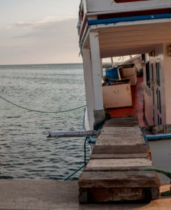 Small bridge to in Boat
