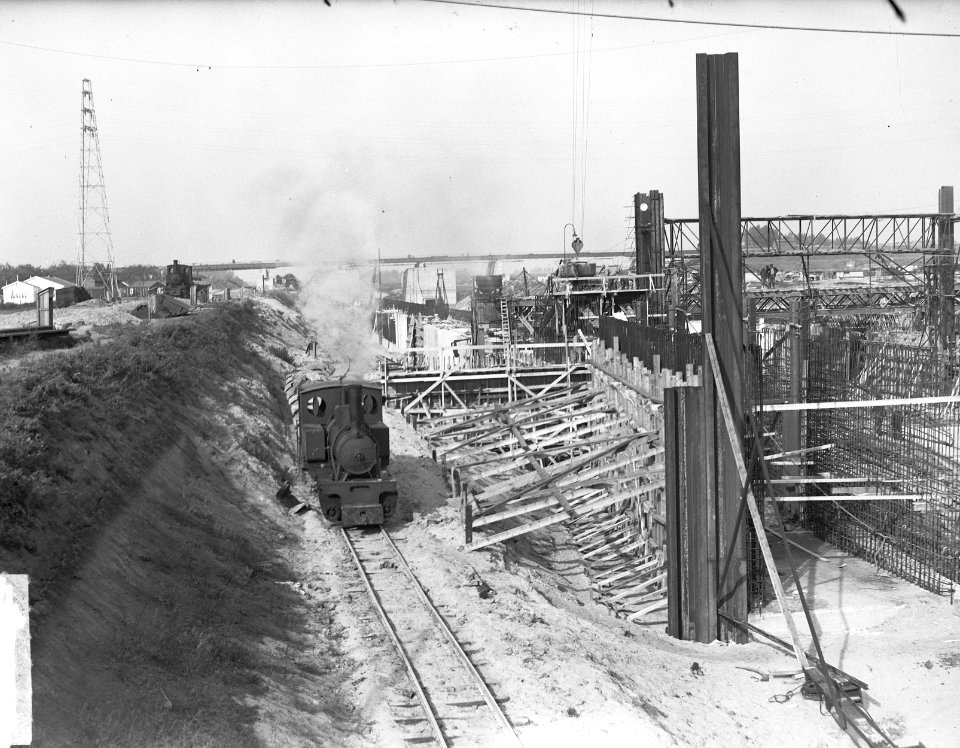 Sluisbouw te Tiel in Amsterdam-Rijnkanaal, Bestanddeelnr 903-6549