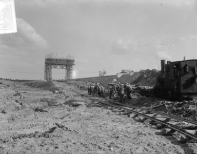 Sluiswerken Tiel overzicht sluis, Bestanddeelnr 904-6288