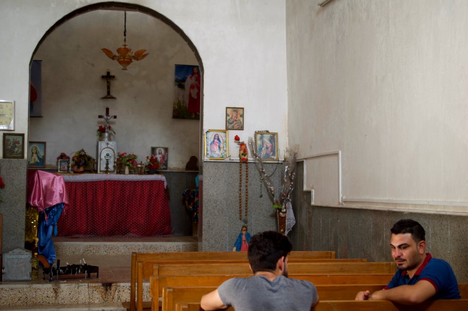 Small church used by Christians and Yezidis together in Nisiriye village near Sheikhan in the Kurdistan Region of Iraq 13