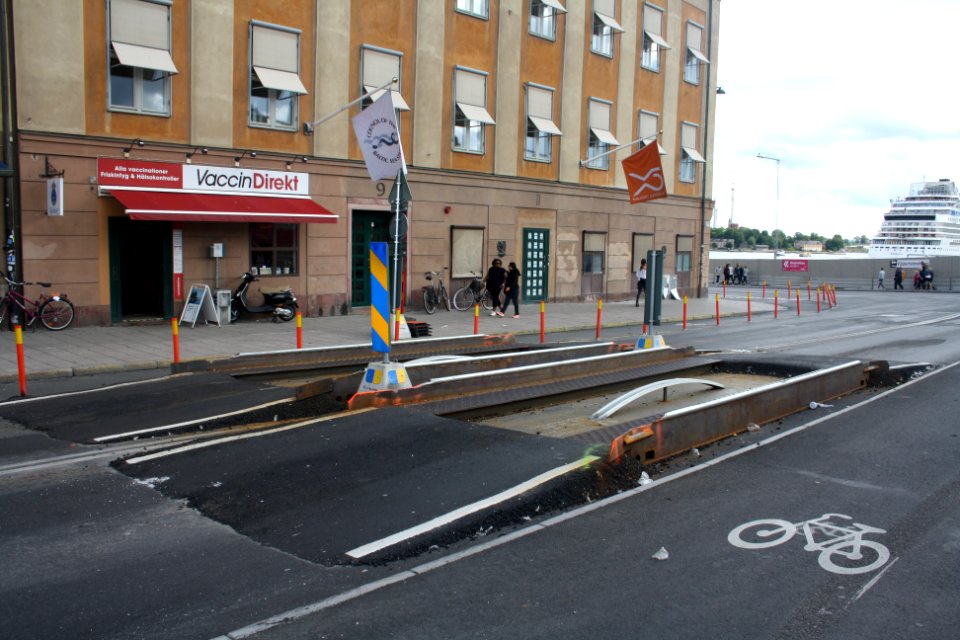 Slussplan Spårviddshinder - 1