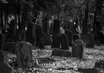 Abandoned tomb old photo