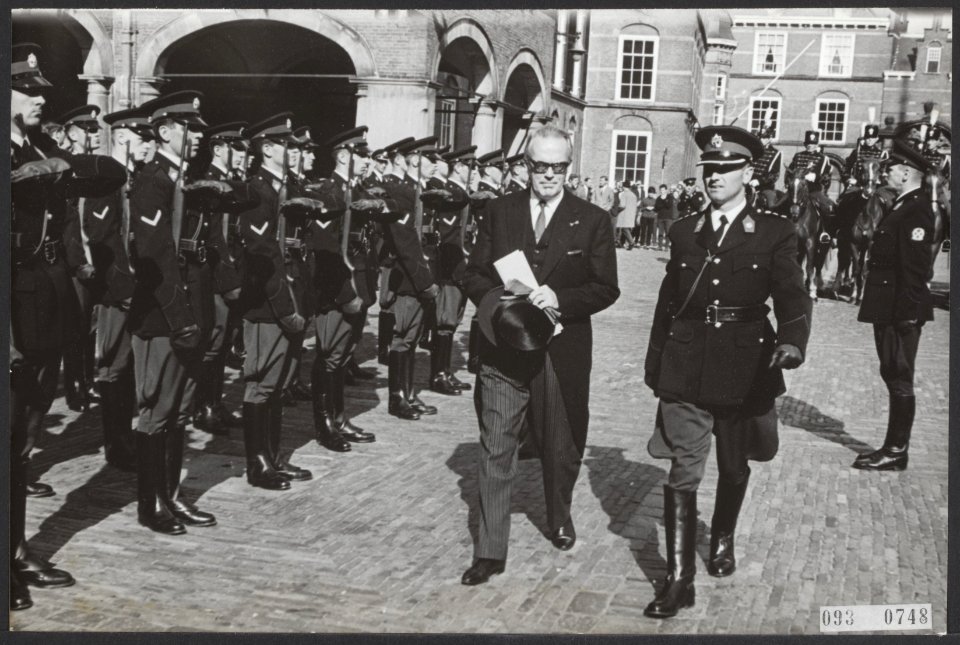 Sluitingen, eerste kamer, tweede kamer, ministers, Verdam, Pieter, Bestanddeelnr 093-0748