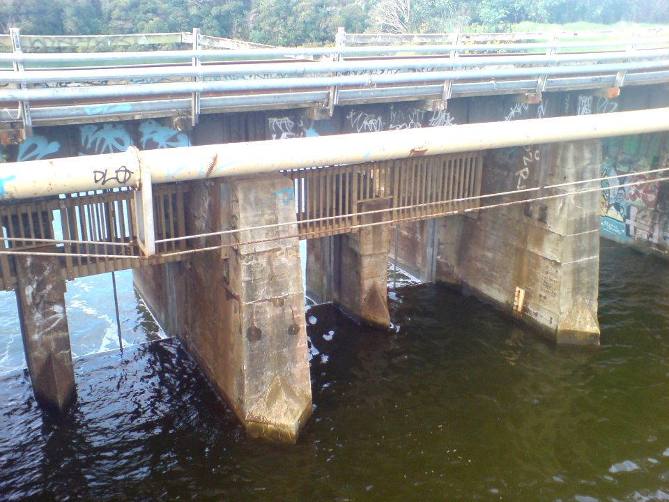 Sluice Gates Eastern Side Of Rail Embankment