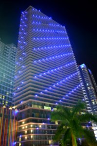 SLS Brickell lights photo