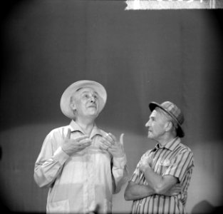 Sleeswijkrevue, Willy Walden en Piet Muyselaar in scene, Bestanddeelnr 916-8657
