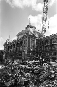 Sloop vleugels van Kurhaus in verband met restauratie, buitenaanzichten, Bestanddeelnr 928-7125