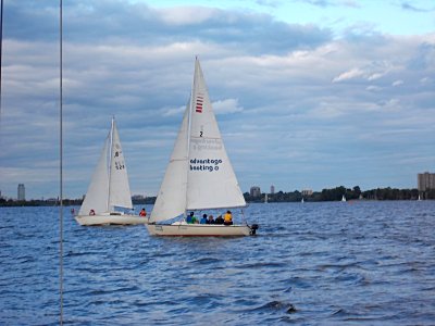 Sonar and CS 22 sailboats 2719