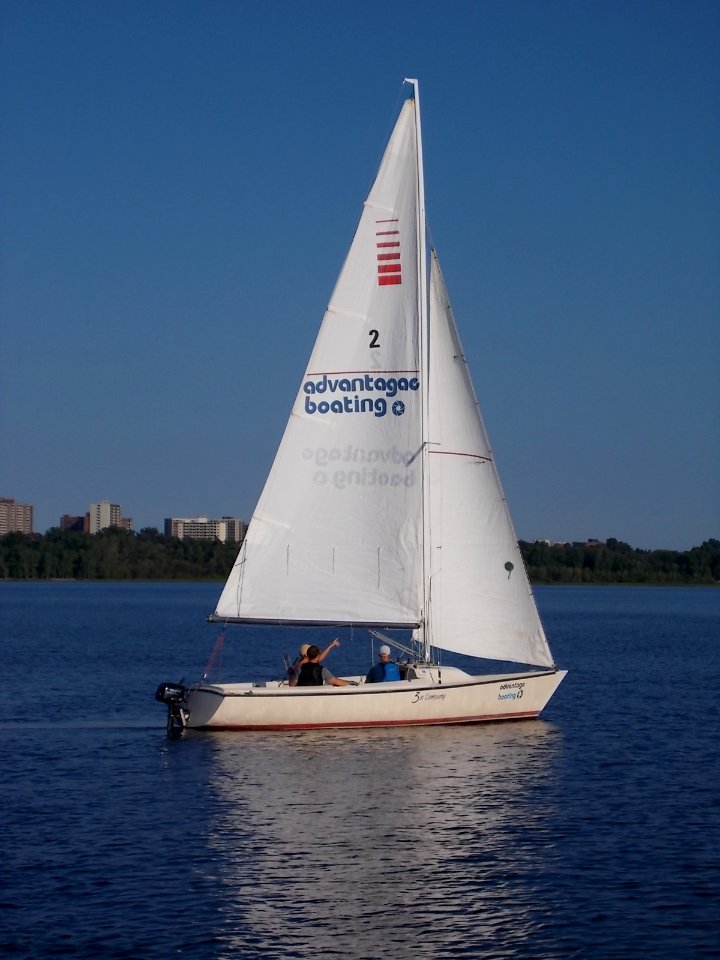 Sonar sailboat 3's Company 2543