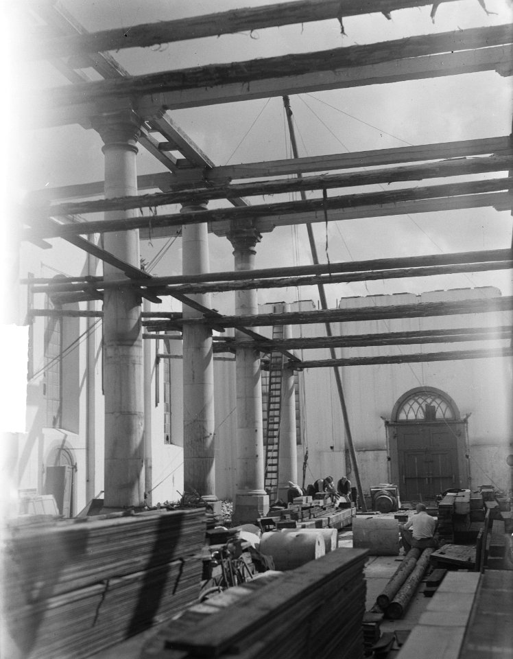 Slopen Eilandskerk op Bickerseiland pilaren, Bestanddeelnr 904-1297
