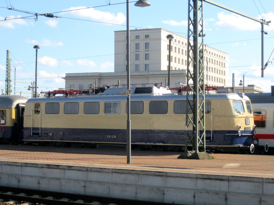 Sonderzug E 10 Dresden Hauptbahnhof (2)