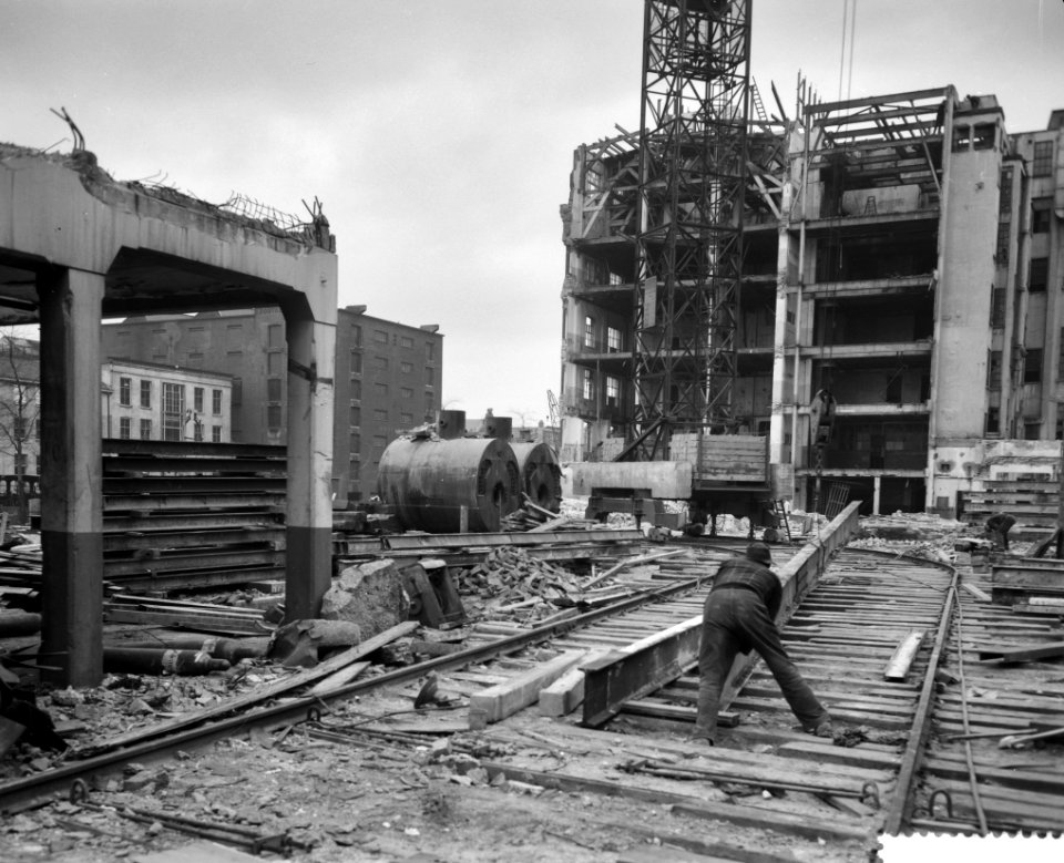 Slopen van het complex van de meelfabriek Holland, Bestanddeelnr 912-2123
