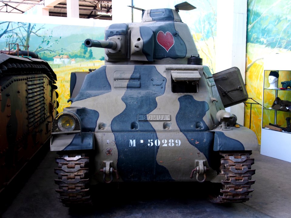 SOMUA S 35, Tanks in the Musée des Blindés, France, pic-1