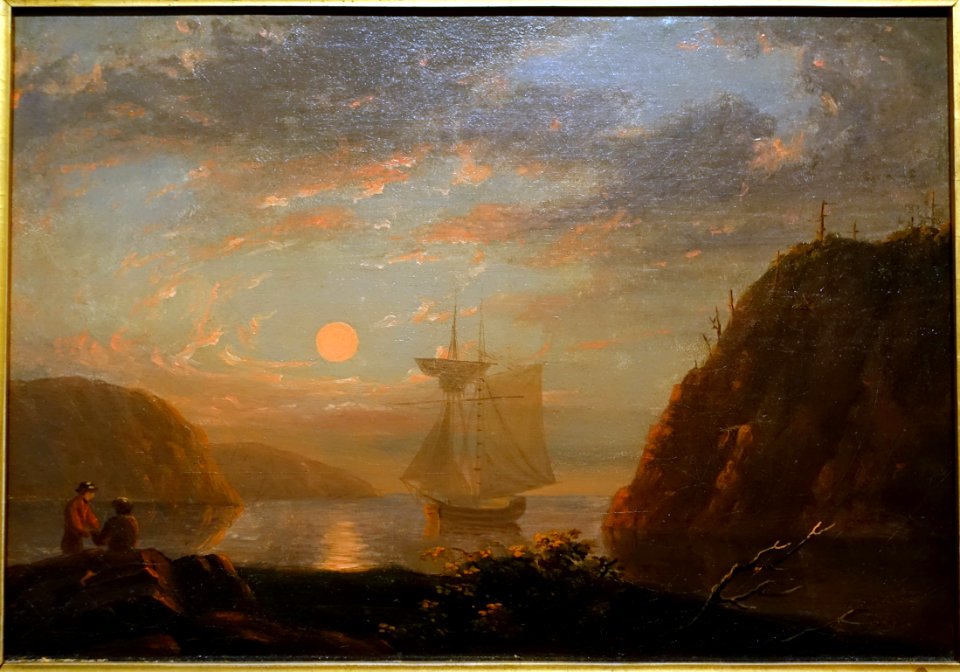 Somes Sound, Mount Desert Island, Maine, by Fitz Henry Lane, c. 1855, oil on canvas - Cape Ann Museum - Gloucester, MA - DSC01199
